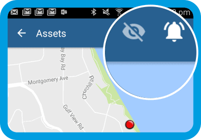 movement alerts from gps for security